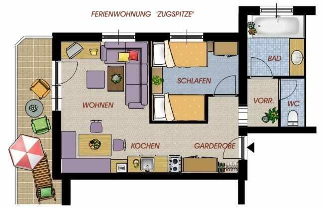 Apartmenthaus Brigitte ลอยทัช ภายนอก รูปภาพ